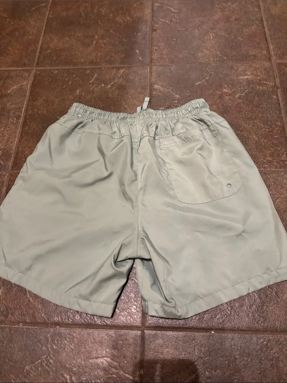 Nike Men's Sage Green Athletic Shorts